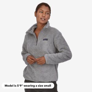 Patagonia Women's Los Gatos Fleece 1/4-Zip - M - Salt Grey